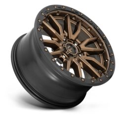 Alternative view of FUEL | D681 REBEL | MATTE BRONZE/BLACK BEAD RING