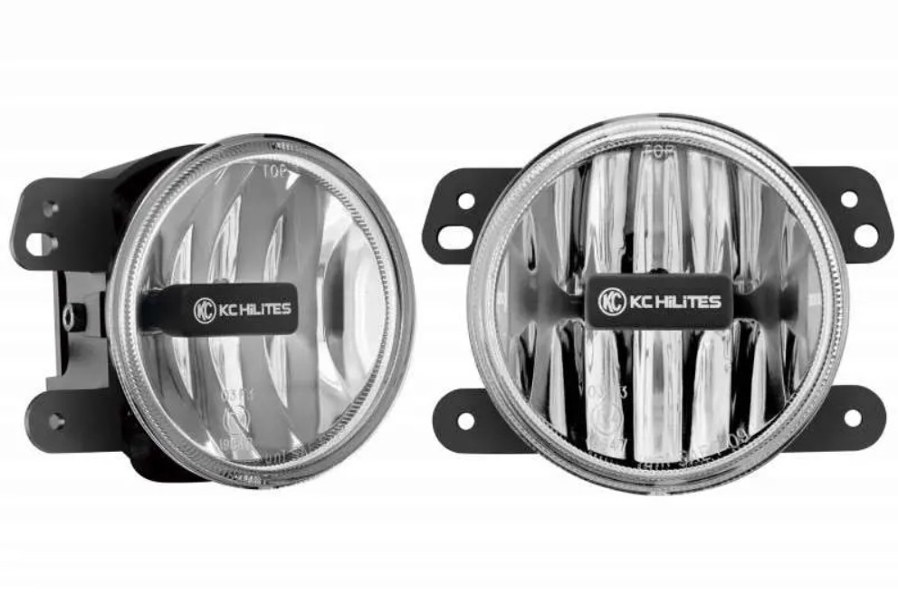 KC | 4" GRAVITY LED G4 FOG BEAM | 866 LUMENS EA | JK 2DR/4DR 2007-2017 | PAIR - Image 2