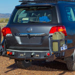 ARB | REAR BAR WITH JERRY CAN HOLDER LEFT SIDE AND SPARE TIRE CARRIER RIGHT SIDE | LC200