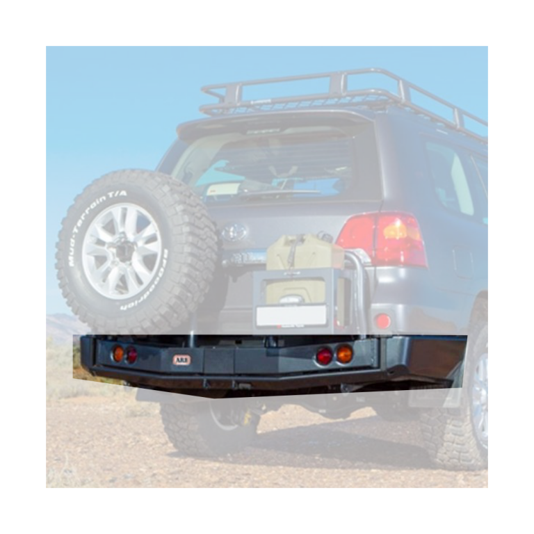 ARB | REAR BAR WITH JERRY CAN HOLDER LEFT SIDE AND SPARE TIRE CARRIER ...