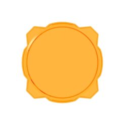 KC | 6" PRO6 GRAVITY LIGHT SHIELD EA | AMBER