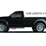N-FAB INC | REGULAR CAB CAB LENGTH TNERF STEP – TEXTURED BLACK | 2011-2013 GM 1500 2011-2014 2500HD 3500HD