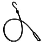THE PERFECT BUNGEE | 30″” EASY STRETCH LOOP END CORD – Black