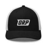 ORP RETRO TRUCKER HAT BLACK/WHITE