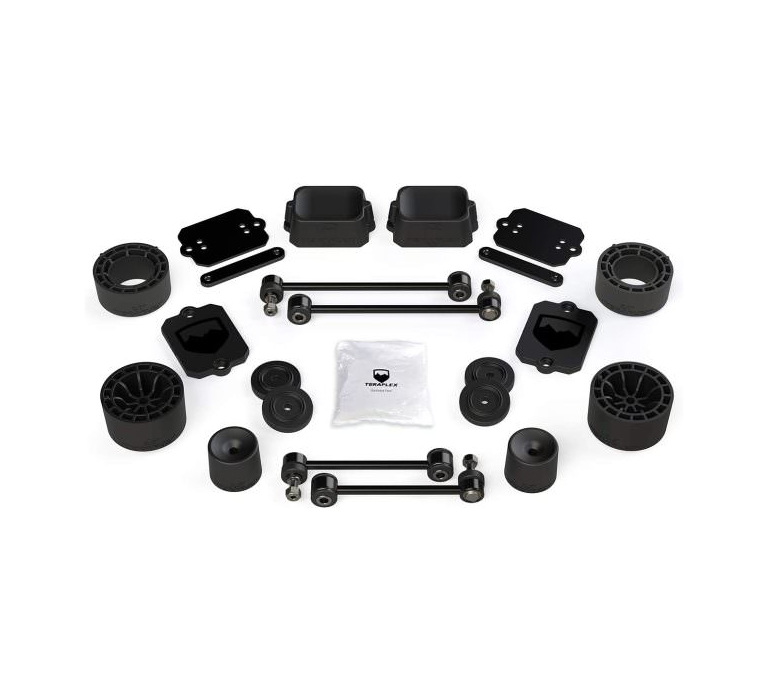 TERAFLEX | 2.5" PERFORMANCE SPACER LIFT KIT W/O SHOCKS | JL 2DR 2018+