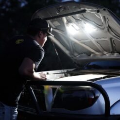 Alternative view of KC | UNIVERSAL CYCLONE V2 LED UNDERHOOD LIGHTS | 600 LUMEN EA | CLEAR | PAIR