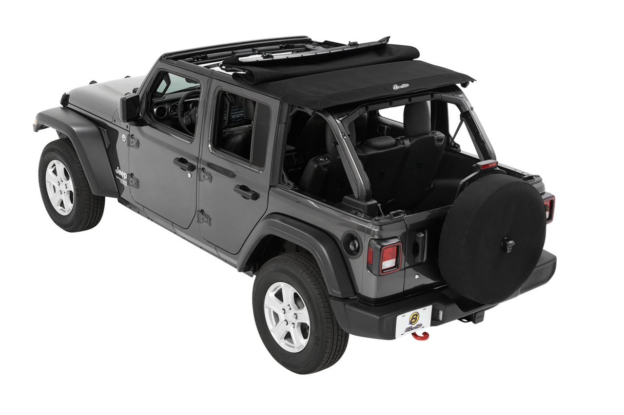 BESTOP | TREKTOP SLANTBACK SOFT TOP | JL 4DR 2018+ | BLACK DIAMOND - Image 3