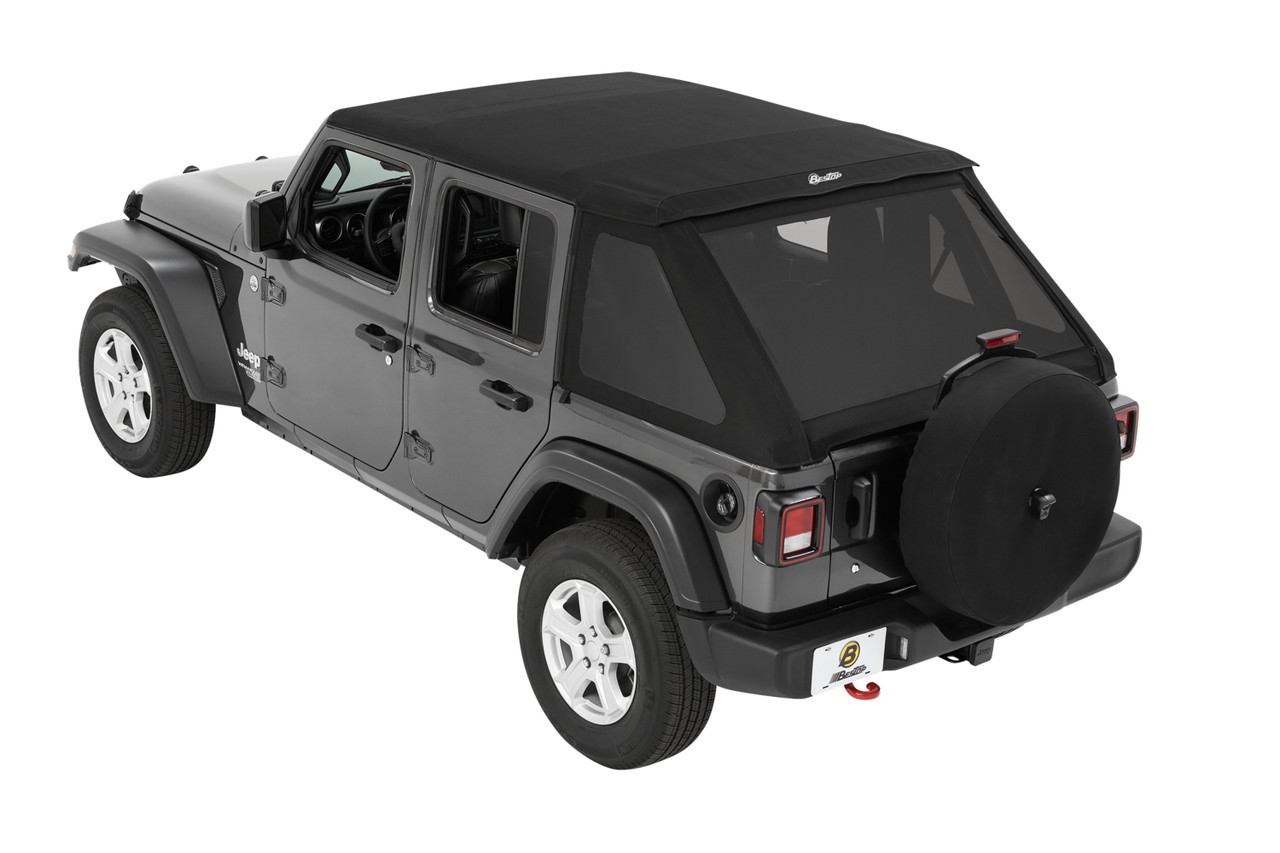 BESTOP | TREKTOP SLANTBACK SOFT TOP | JL 4DR 2018+ | BLACK DIAMOND - Image 4