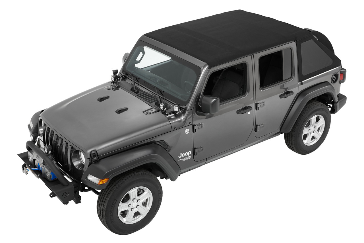 BESTOP | TREKTOP SLANTBACK SOFT TOP | JL 4DR 2018+ | BLACK DIAMOND - Image 5