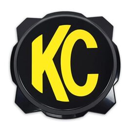 KC | GRAVITY LED PRO6 6″ LIGHT COVER BLACK YELLOW KC LOGO