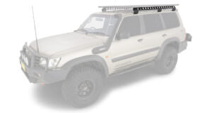 Rhino Rack | Backbone Mounting System | Long Guttermount Backbone (Curved Gutters) | Y61 4DR/LC80