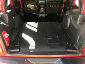 Alternative view of GOOSE GEAR | REAR PLATE SYSTEM W/ SUBWOOFER | PASSENGER SIDE HATCH | JL 4DR 2018+