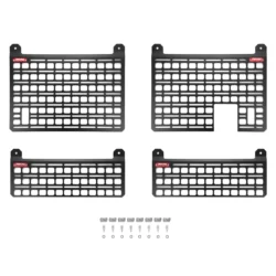 Alternative view of BUILTRIGHT | BEDSIDE RACK SYSTEM 4 PANEL KIT | CHEVY/FORD/GMC/JEEP/RAM