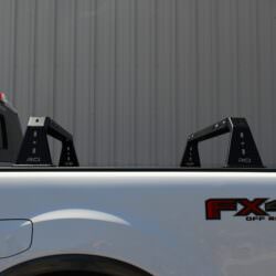 Alternative view of RCI | UNIVERSAL 9" BED BARS STEEL BLACK POWDER COAT  PAIR (USE TOYOBEDRACKADAPTERS/C-CLAMPS FOR DRILL FREE INSTALLATION)