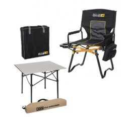 ARB | ALUMINIUM COMPACT CAMP TABLE AND COMPACT DIRECTORS CHAIR | BUY TOGETHER AND GET 10% OFF