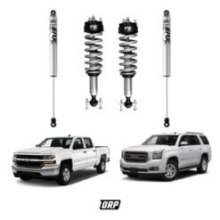 FOX | 0-2" FRONT & 0-2" REAR 2.0 PERFORMANCE SHOCKS KIT | CHEVY/GMC 1500 4WD 2007-2018/1500 4WD/2WD 2007-2018/TAHOE 4WD 2007-2020/YUKON 4WD 2007-2020
