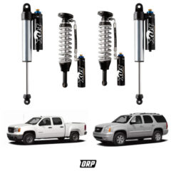 FOX | 0-3" FRONT & 0-1.5" REAR 2.5 FACTORY RESI ADJUSTABLE SHOCKS KIT | CHEVY/GMC 1500 4WD 2007-2018/TAHOE 4WD 2007-2014/YUKON 4WD 2007-2014