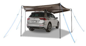 Alternative view of RHINO-RACK | BATWING COMPACT AWNING | 2M (RIGHT) | WITH TAPERED COMPACT EXTENSION W/DOOR