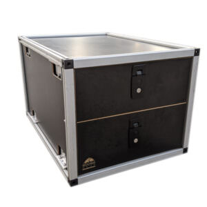 GOOSE GEAR | DOUBLE DRAWER MODULE | SIZE 19-3/16"W X 28"D X 19"H | BRONCO 2DR/4DR 2021+/FJ 2007-2022/LC200 2008-2021 | BLACK