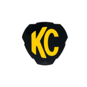KC | FLEX ERA 1/3/4 LIGHT COVER | BLACK W/ YELLOW KC LOGO EA