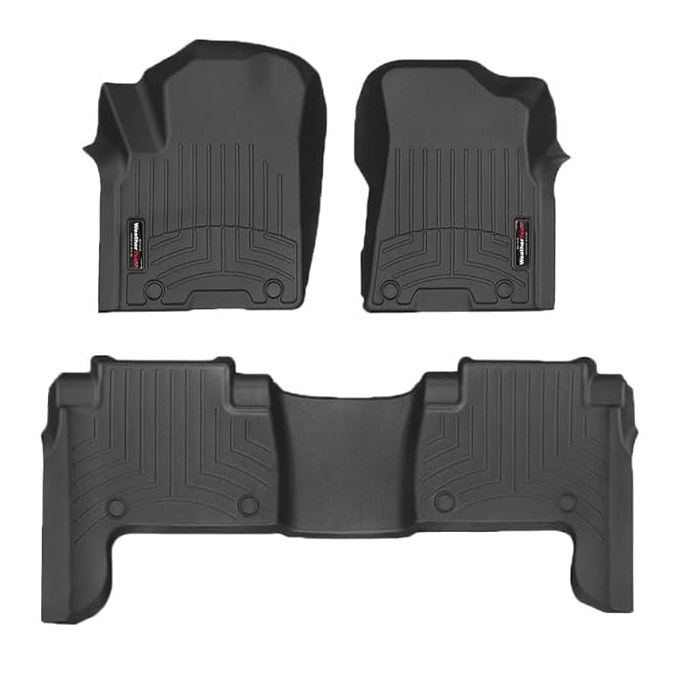 WEATHERTECH | FLOORLINER SET | BLACK | Y62/QX80 2019-2022