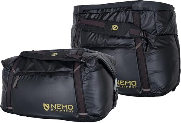 ⁦Nemo Equipment | Double Haul Convertible Duffel | 70L Black⁩ - الصورة ⁦3⁩