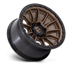 Alternative view of FUEL | FC866 PISTON | 17X9 6X5.5 1MM OFFSET | MATTE BRONZE W/GLOSS BLACK LIP