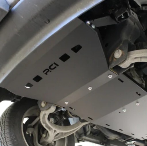 RCI | ENGINE SKID PLATE 1/4" 5052 ALUMINUM | BLACK | RAM 1500 2019+ - Image 2