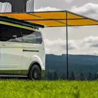 ARB | ALUM Awning with Light | Black Aluminum Case | 3 x 2.5 M