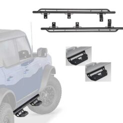 WARN | ROCK SLIDERS PAIR & STEPS PAIR | BRONCO 2DR 2021+