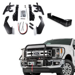 WARN | GEN II BUMPER SHORT TUBE KIT (FRAME & BRACKET W/O TUBE) | GM 2500HD 3500HD 2011 to 2013