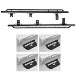 Alternative view of WARN | ROCK SLIDERS PAIR & STEPS PAIR | BRONCO 4 DR 2021+