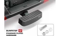 Alternative view of WEATHERTECH | BUMPSTEP HITCH MOUNTED STEP & BUMPER PROTECTION | FITS 2" HITCH
