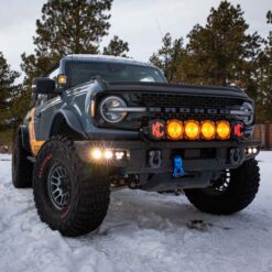 Alternative view of KC | METAL BUMPER LIGHT MOUNT | COMPATIBLE W/ 39" LIGHT BAR | BRONCO 2DR/4DR 2021+