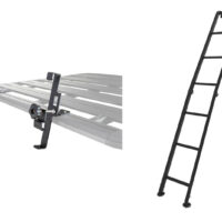 RHINO-RACK | ALUMINIUM FOLDING LADDER | WITH BRACKET