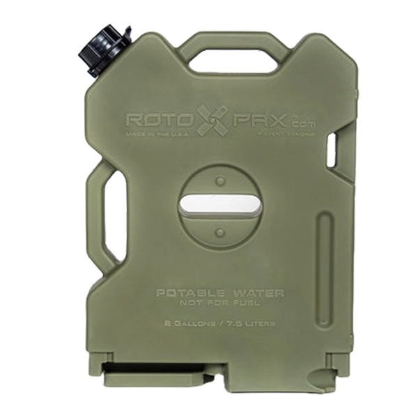 ROTOPAX | 2 GALLONS/7.5 LITERS WATER | GREEN