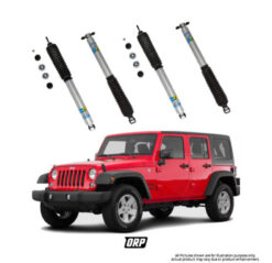BILSTEIN | 1.5-3" FRONT & 2" REAR 5100 SHOCKS KIT | JK 2DR/4DR 4WD 2007-2017