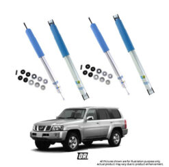 BILSTEIN | 0-2" FRONT & 0-2" REAR 5100 SHOCKS KIT | SAFARI Y61 LWD/SWB/UTE 4WD 1998-2023