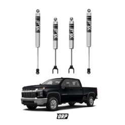 FOX | 1.5-2.5" FRONT & 0-1" REAR 2.0 PERFORMANCE SHOCKS KIT | CHEVY/GMC 2500HD 4WD 2020+