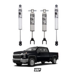 FOX | 0-1" FRONT & 0-1" REAR 2.5 PERFORMANCE SHOCKS KIT | CHEVY/GMC 2500HD 4WD 2020+