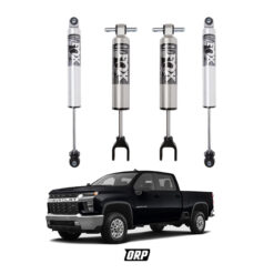 FOX | 1.5-2.5" FRONT & 0-1" REAR 2.5 PERFORMANCE SHOCKS KIT | CHEVY/GMC 2500HD 4WD 2020+