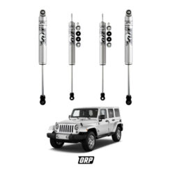 FOX | 1.5-3.5" FRONT & 0-1" REAR 2.0 PERFORMANCE SHOCKS KIT | JK 2DR/4DR 4WD 2007-2017