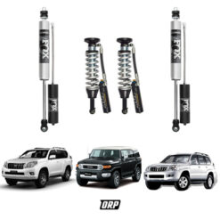 FOX | 0-3" FRONT 2.5 FACTORY RESI ADJUSTABLE & 2-3" REAR 2.0 PERFORMANCE RESI SHOCKS KIT | FJ CRUISER 4WD 2007-2022/PRADO 120 4WD 2003-2009/PRADO 150 4WD 2010-2023