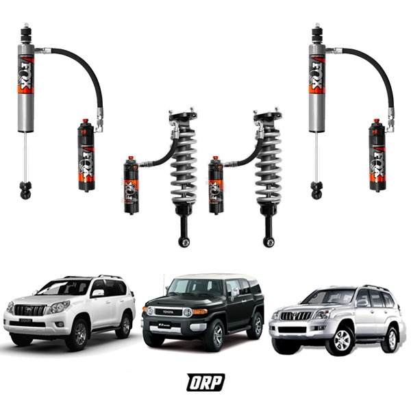 FOX | 0-3" FRONT & 2-3" REAR 2.5 PERFORMANCE ELITE RESI ADJUSTABLE SHOCKS KIT | FJ CRUISER 4WD 2007-2022/PRADO 120 4WD 2003-2009/PRADO 150 4WD 2010-2023