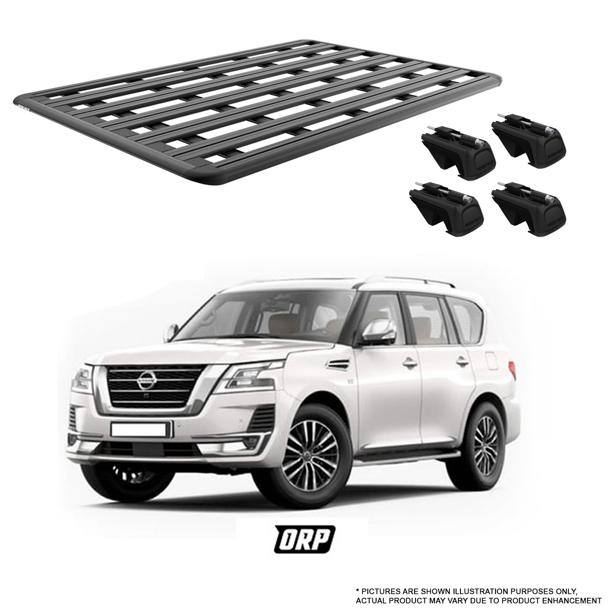 RHINO-RACK | PIONEER PLATFORM 6 | PATROL Y62 2010-2024 | RX 1900MM X 1380MM