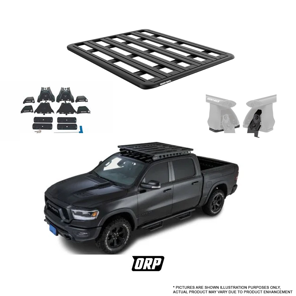 RHINO-RACK | PIONEER PLATFORM 6 | RAM 1500 DT 2019+ | L 1500MM X 1430MM