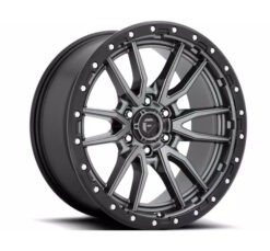 FUEL | D680 REBEL | MATTE GUNMETAL/BLACK BEAD RING