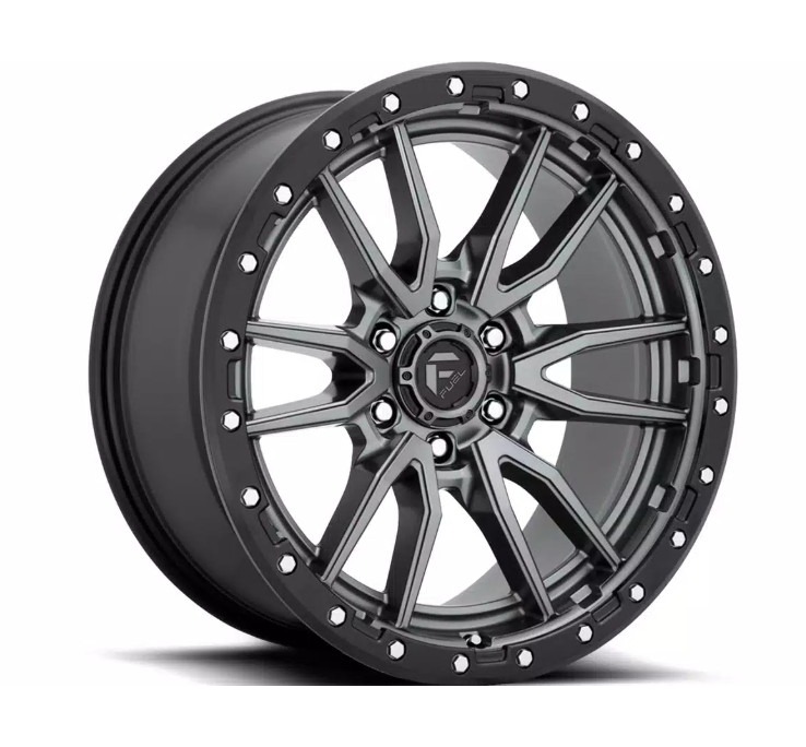 FUEL | D680 REBEL | MATTE GUNMETAL/BLACK BEAD RING