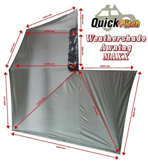 QUICK PITCH | WEATHERSHADE MAXX 270 AWNING - Image 6