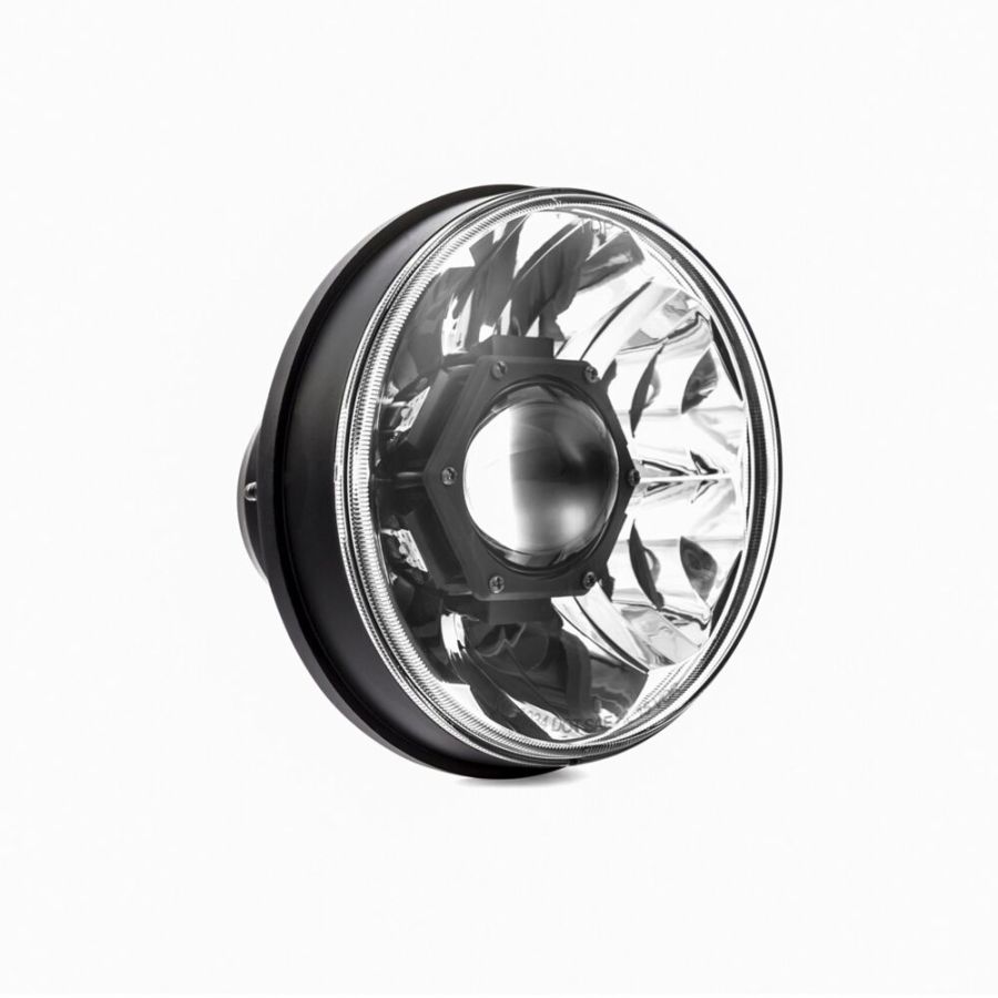 KC | 7" GRAVITY LED PRO DRIVING BEAM HEADLIGHT | (L/ 2967 H/ 2575 LUMENS EA) | JEEP | PAIR - Image 3